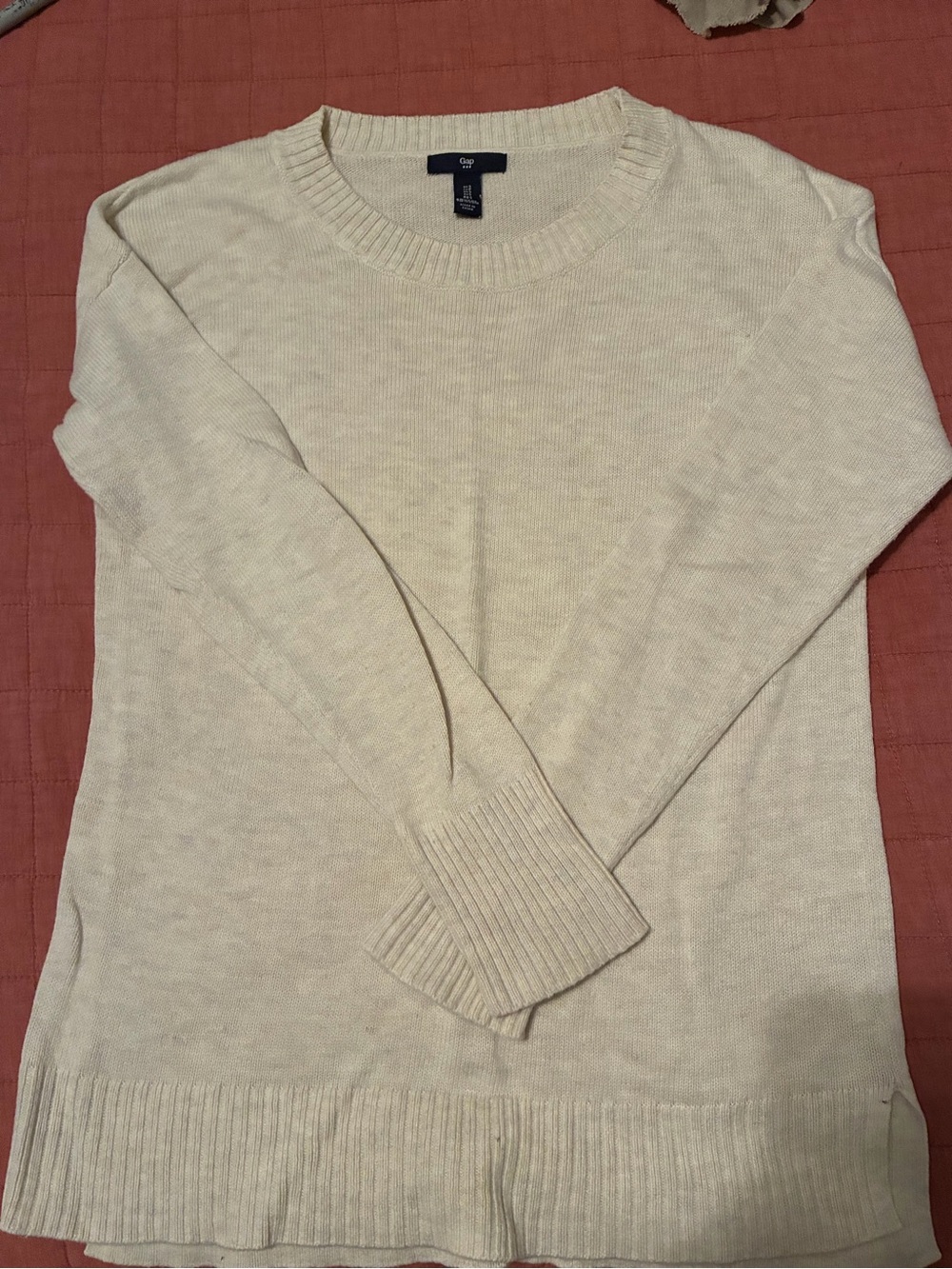 GAP Women's Cream Crewneck Sweater